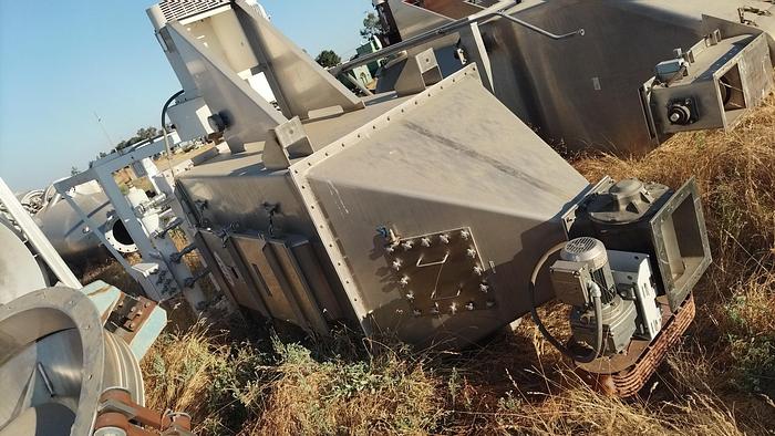 Used Dust Collector, Baghouse, 300 SF, 1400 CFM, S/st, #S741232