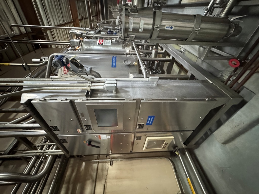 Used CIP, Quantum Solutions, 2-Tank, 250 Gallon Water & Solution Recirc Tanks, HX & Pump, #5991628