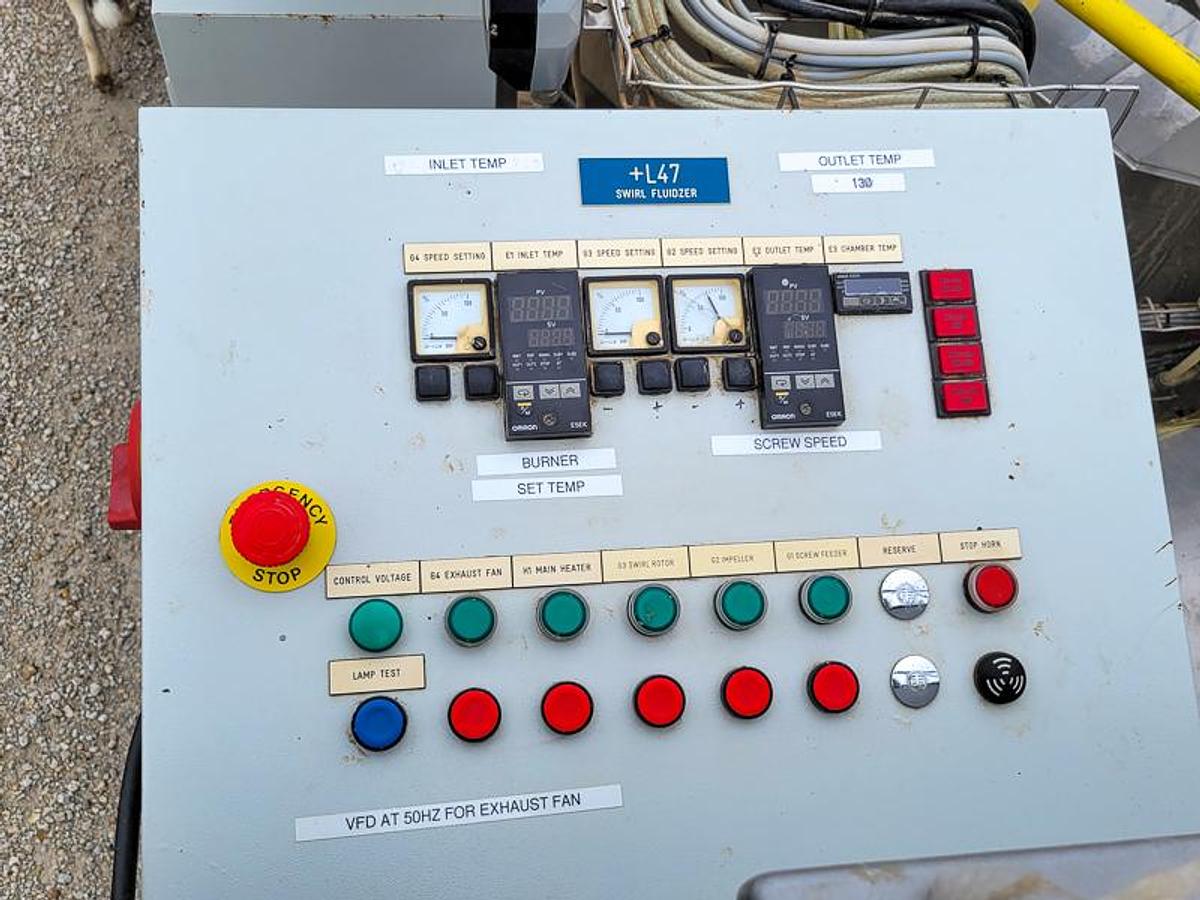 Used Dryer, Flash, 304 Stainless Steel, KODI, 30 kg/h Evaporation Capacity, #5991738