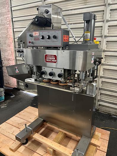 Used Capper, Inline, 6-Spindle, Kaps-All Model A-2, Cap Sorter #S745234