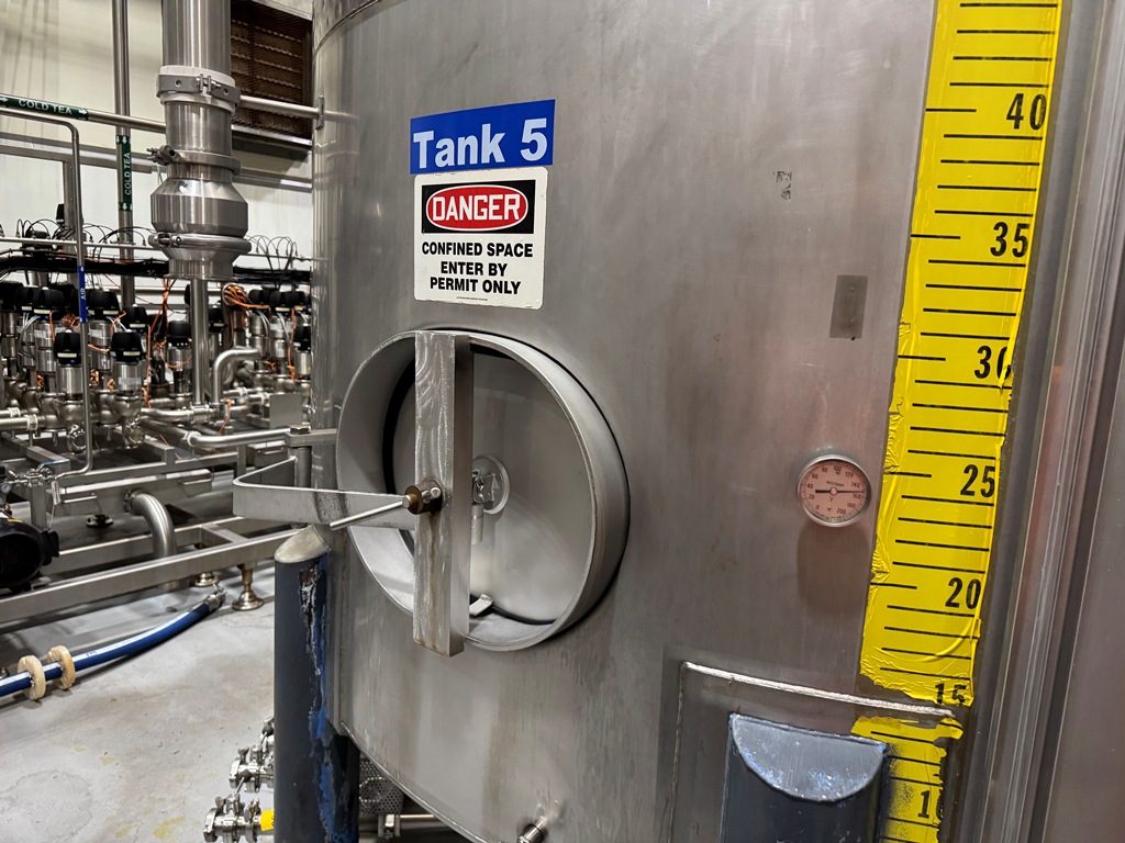 Used Tank, 6,000 Gallon, Dimple Jacketed, Agitated, Stainless Steel, Qty 3, #5991623