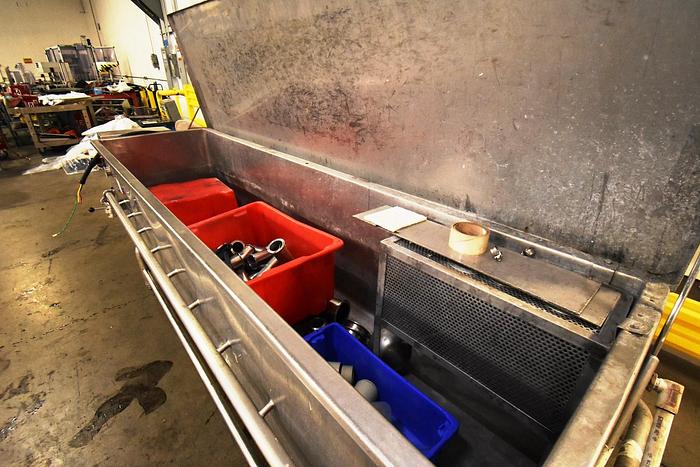 Used Tank, COP Wash Tank, 200 Gallon, 316 Stainless Steel, Pump, #5991037