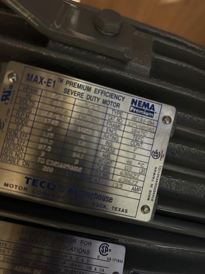 Used Tank, 2,775 Gallon, 304 Stainless Steel, Vertical, Equipromex, 145 PSI, Agitated, 2022, Unused, #5991578