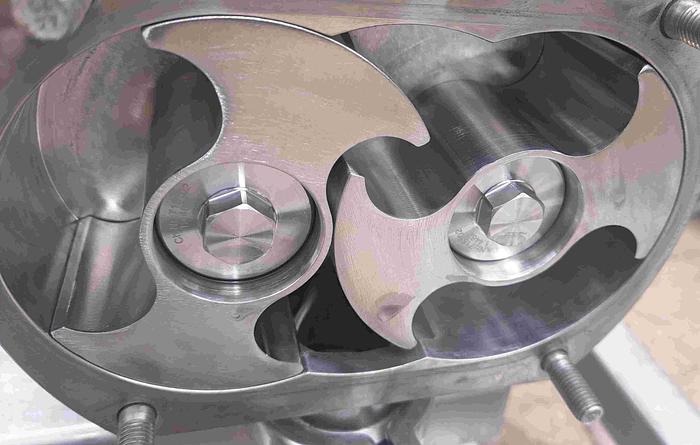 Used Pump, UNIBLOC Lobe Type, Size 450, 316 Stainless Steel #S745153