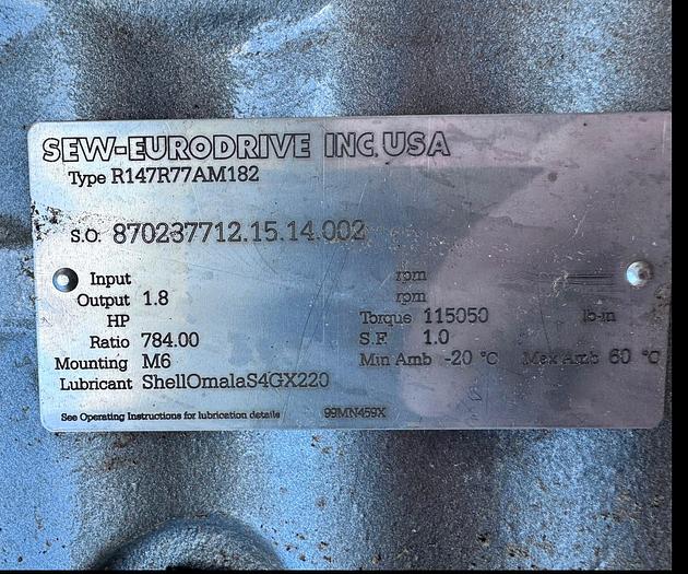 Used Holoflite, 24" X 20', Dual Screw, 316L Stainless Steel, 100 PSI #5990961