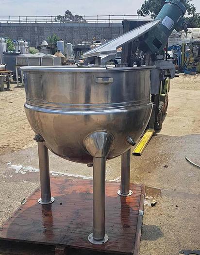 Used Kettle, 100 Gallon, Jkt, Agit,  Hamilton #S745063