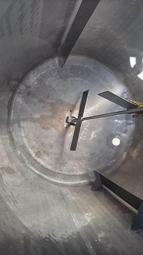 Used Tank, 850 Gallon, Stainless Steel, Jacketed, Agitated, CE Howard - #4725411