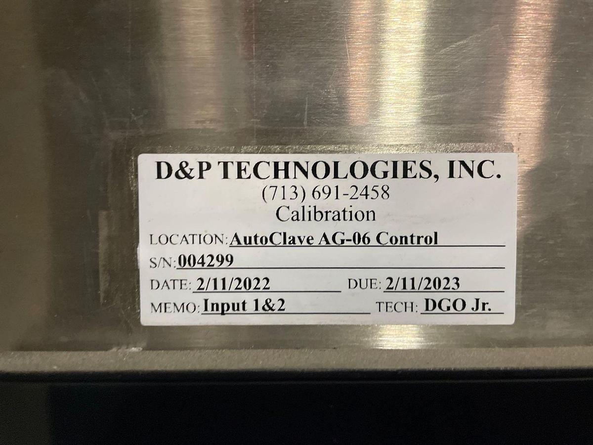 Used Autoclave, 60" x 54', Horizontal, 150 PSI, Mild Steel, Chain-Driven Rack, #