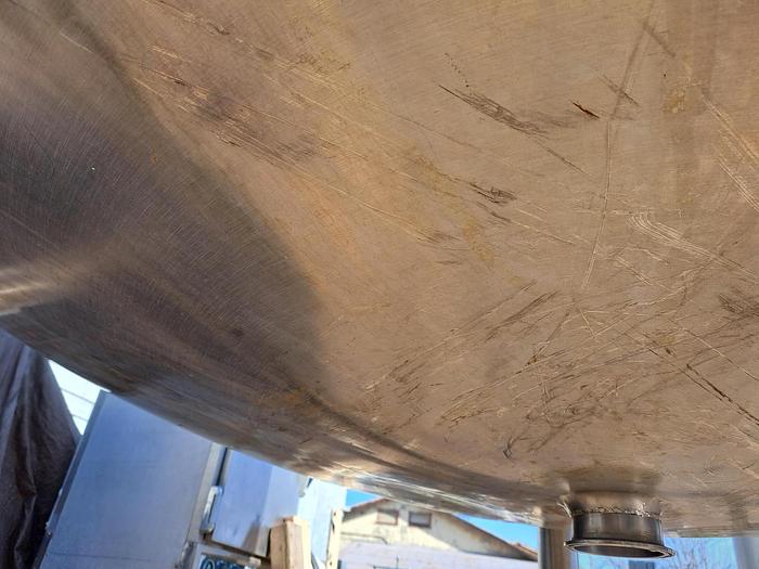 Used Tank, 1,000-Gallon, Stainless Steel, Jacketed, Walker #5991293