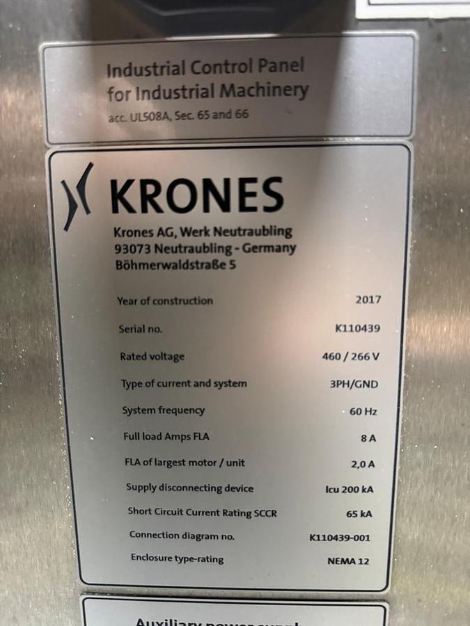 Used PET Bottling & Packaging Line, Krones Contiform 324 Pro, /Capper, Compressors, Process Skids, #5991620