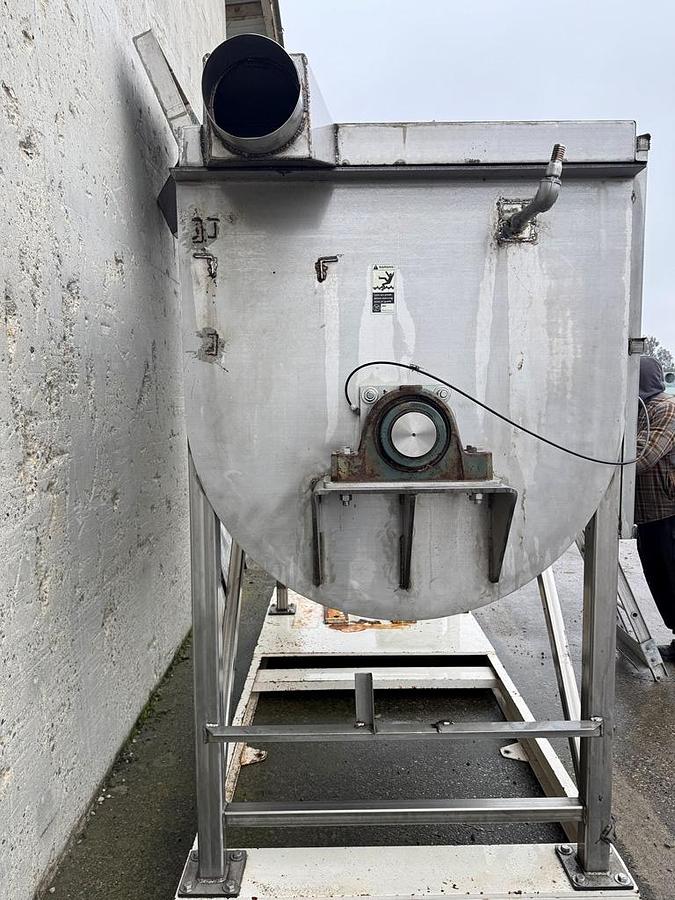 Used Mixer, Ribbon, 90 CF, 316L Stainless Steel, Austin Mac Inc, 50 HP, #5991352