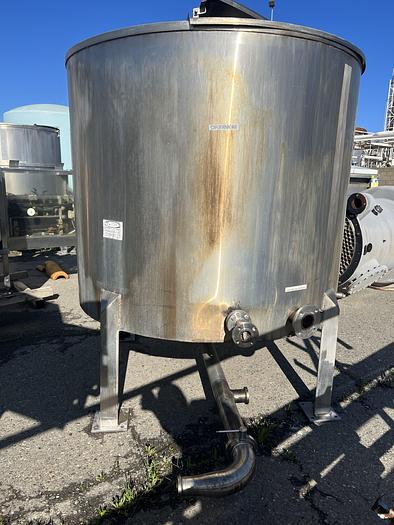 Used Tank, 800 Gallon, Stainless, 5'x5', Dish #S745046