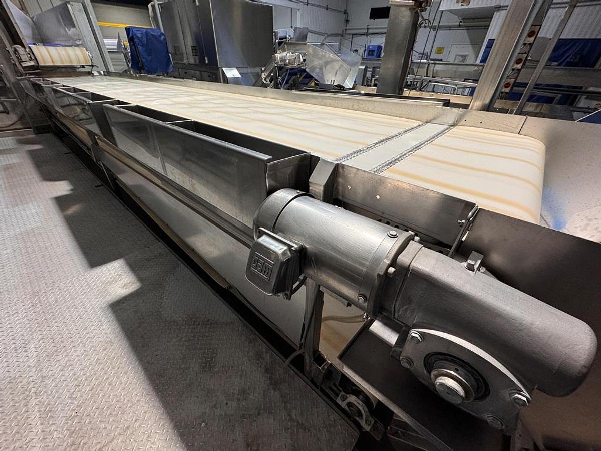Used Conveyor, Belt, Inspection, 48" x 24", (3) operator stations per side, Stainless, #5991851