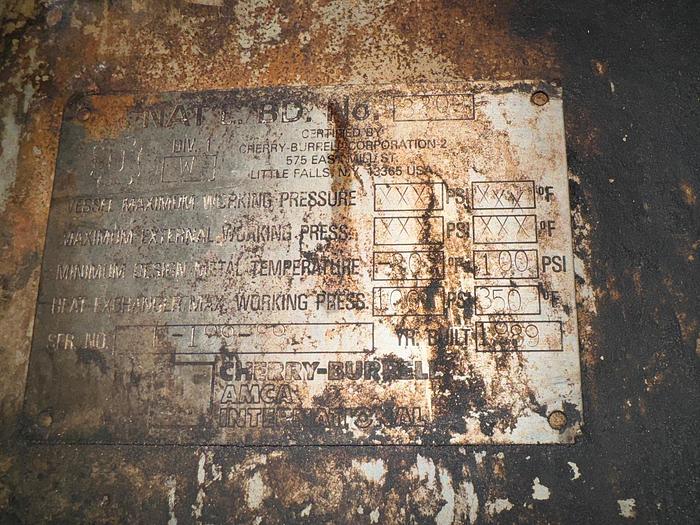 Used Tank, 6,000 Gallon, 316 Stainless, Jacket, Dbl Agitation, #5991016