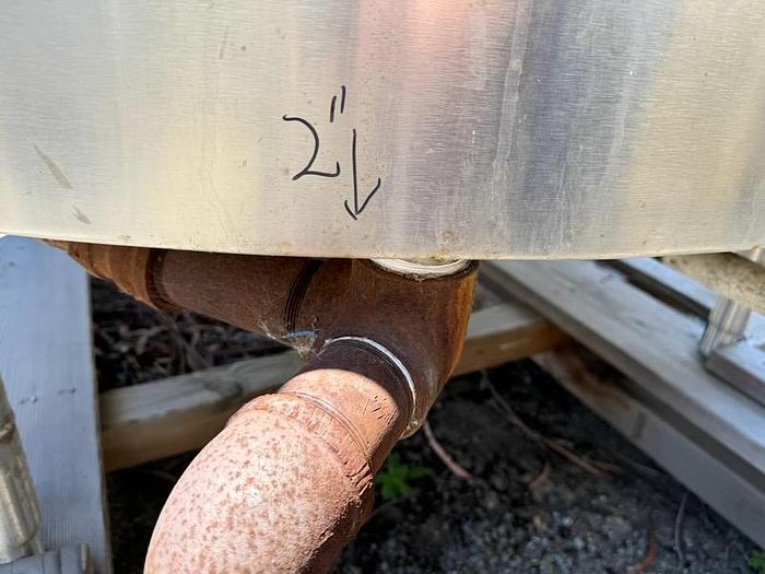 Used Tank, 500 Gallon, S/st, Jkt, Agit, Mojonnier #C744154