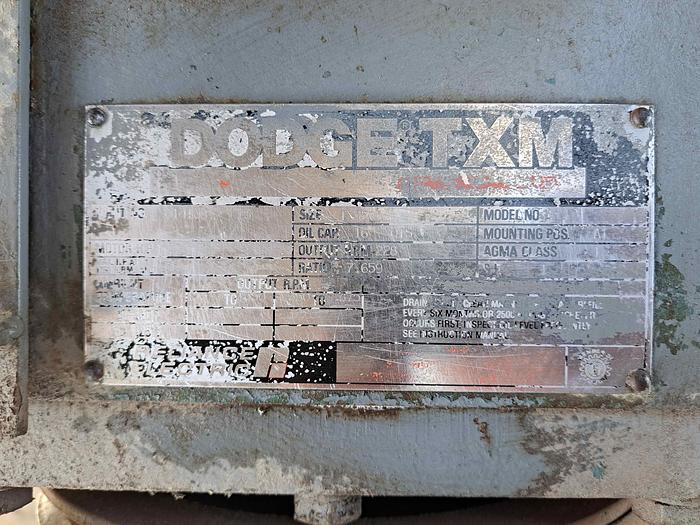 Used Mixer, Ribbon, 100 CF, Stainless Steel, Gearhead Drive #S745338