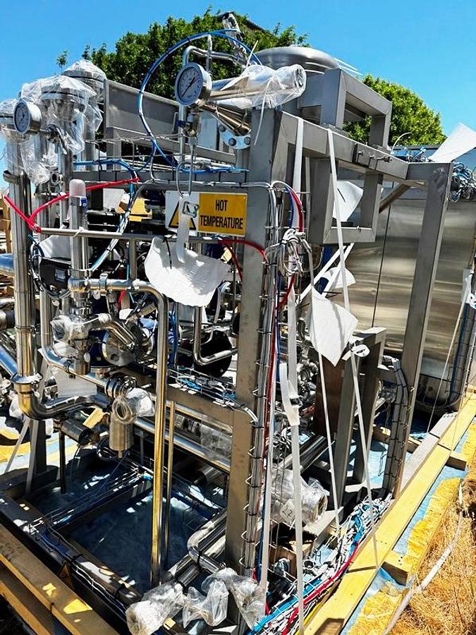 Unused Sterilizer System, Sugar, Alfa Laval, PHE Type, 66 GPM, 316 Stainless Steel, #5991411