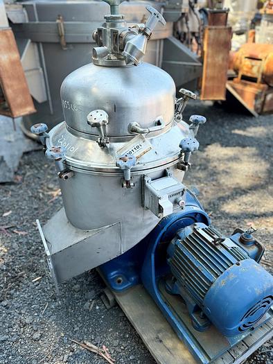 Used Centrifuge, Disc, Auto, Delaval, BRPX-207-39S, 316 S/st, #Z201101
