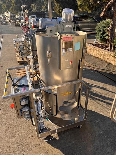 Used Reactor, 66 Gallon (250 Liter), Single Use, Stainless Steel, HyClone, 24" x 42" #5991246