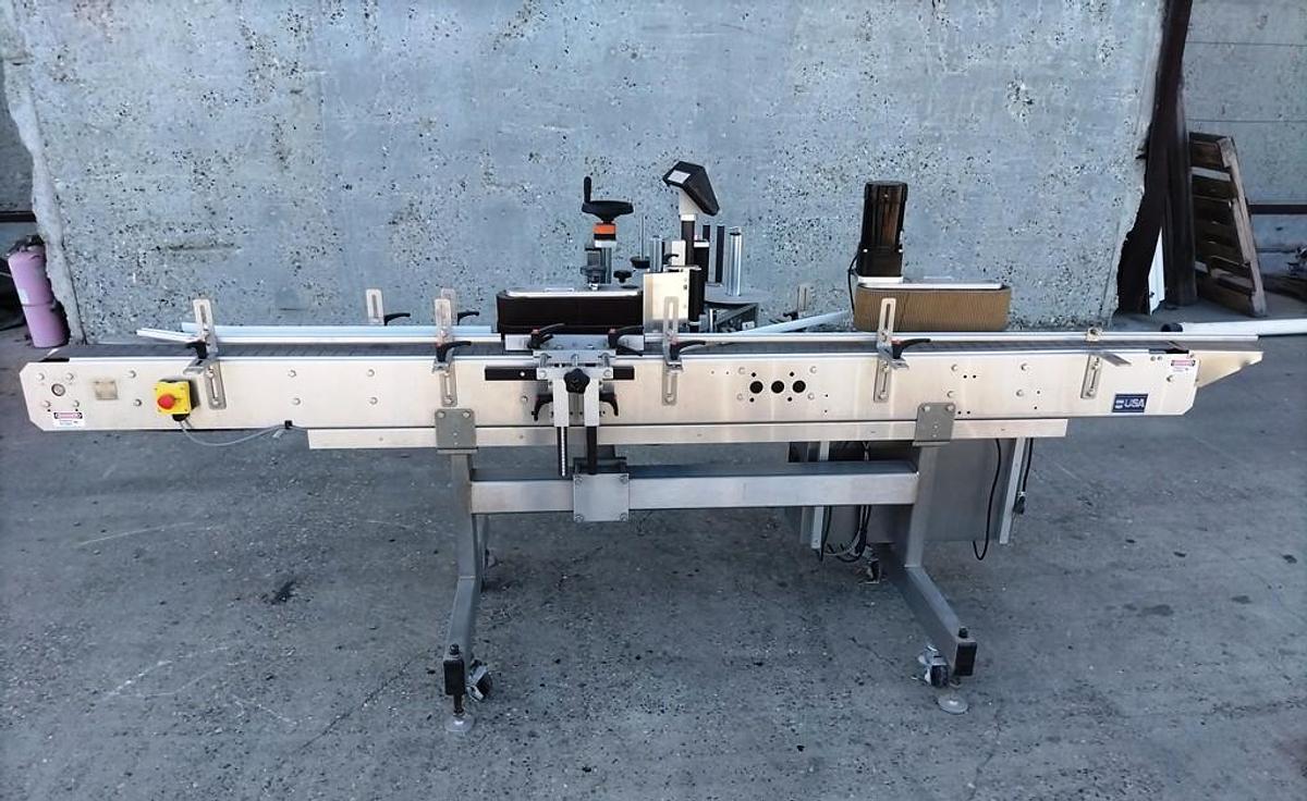 Used Labeler, Pressure Sensitive, Quadrel Econoline E100, 2019, Stainless Steel, (3) Available #5991371