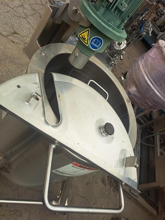Used Tank, 30 Gallon, 316 Stainless Steel,  20" x 25", Jacketed, Agitated, FT/DB #S741944