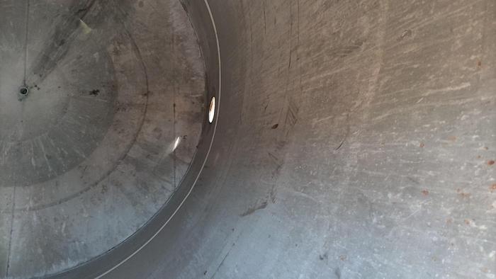 Used Tank, 5,000 Gallon, Stainless Steel, Agitated, 9’8" Diameter #S745310