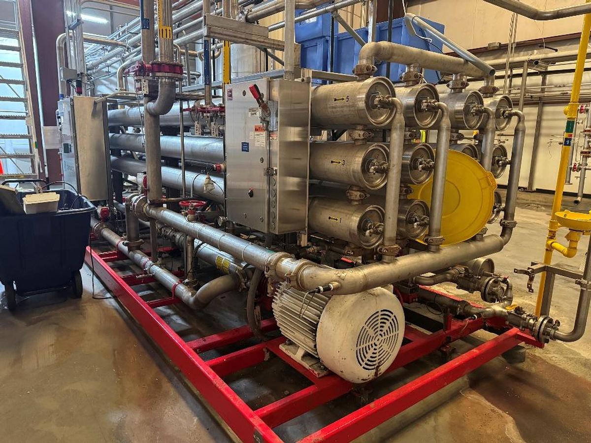 Used Filtration System, 300 GPM Nano Filtration & Permeate Storage, Osmonics/Promac/Aquafine, #5991631