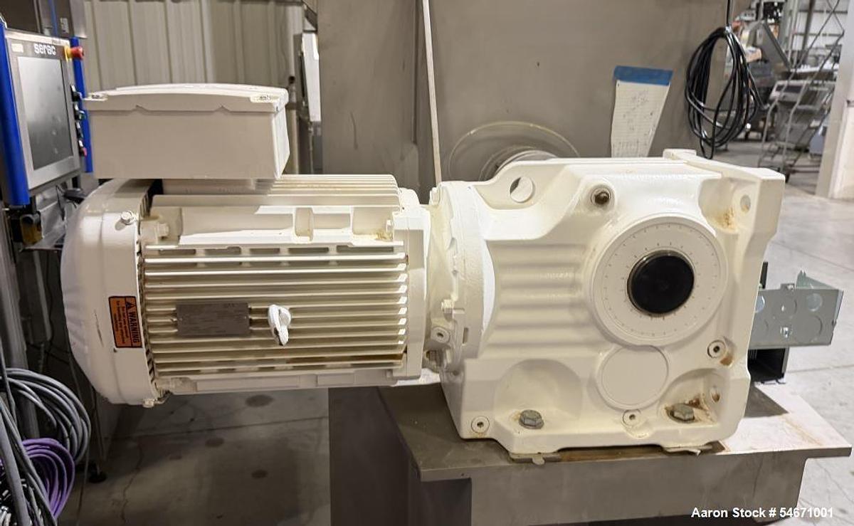 Used Mixer, Ribbon, 35 CF, Stainless Steel, Paul O. Abbe, Model RB-35, 20 HP, Double Spiral, #5992010
