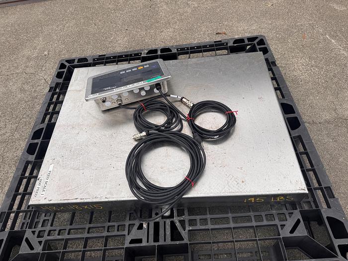Used Scale, Platform, Minebea Intec, CAIS1-UV1, Stainless Steel, 31-1/2" x 23-1/2", 300 kg (660 lbs) Capacity, #5991284