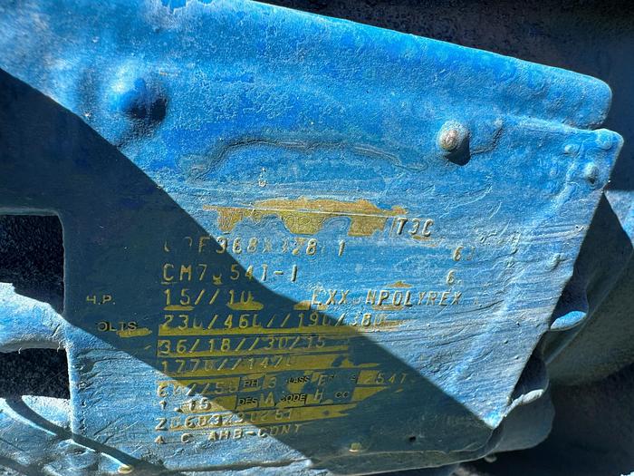 Used Mixer, Dispersion, 15 / 10 HP, Stainless Steel, Explosion Proof (XP) #S745358