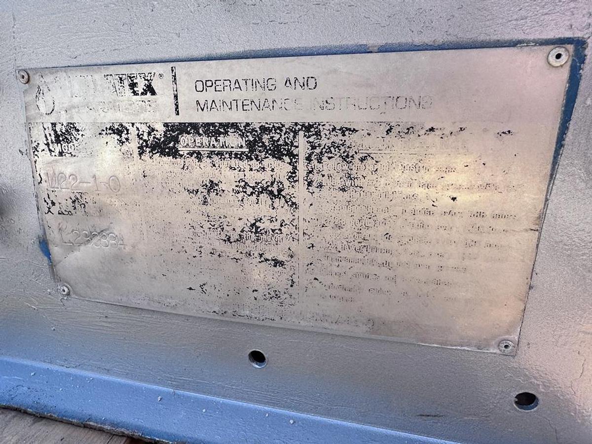 Used Screen, Vibratory, 24" Square, Single Deck, Dewatering, Stainless Steel, #5991821