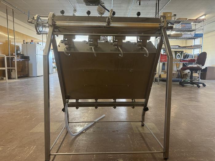 Used Filler, Bottle, Inline, 4-Head, Stainless Steel, Isobarometric Filling, #5991183