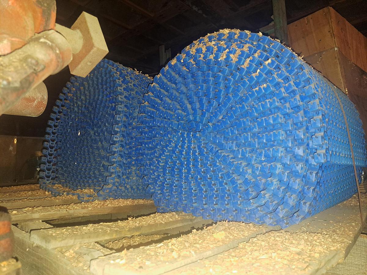 Used Conveyor, Belt, 36" x 20', Plastic, S Turn #C734663