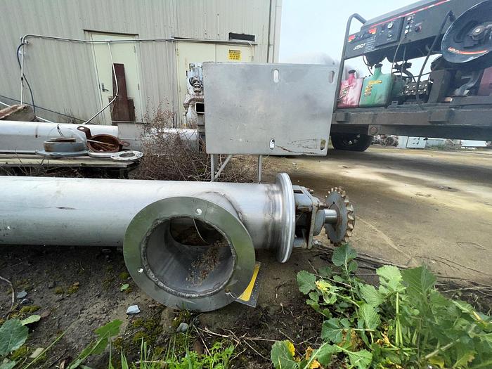 Used Conveyor, Screw, 6" x 92", S/st, Tubular, Less Drive #S744986