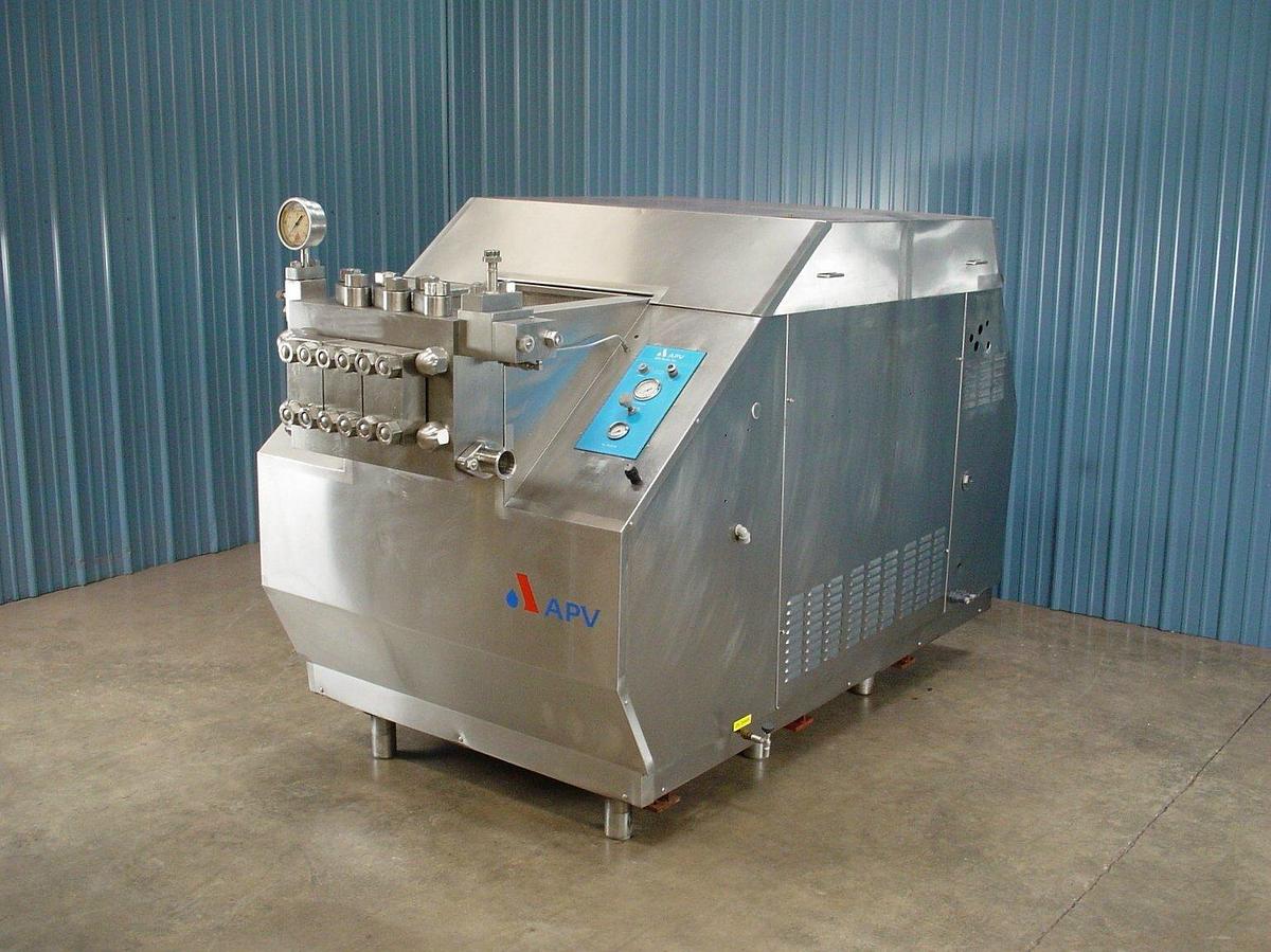 Used Homogenizer, High Pressure, APV Gaulin MS45, 5TBS, Two Stage, 5,000 PSI, #5991689