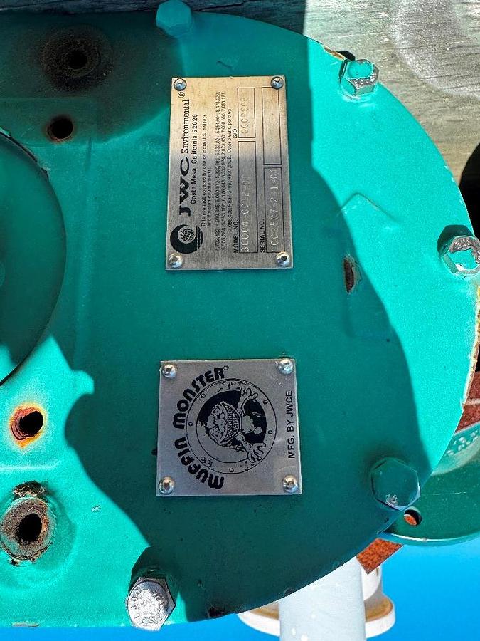 Used Grinder, Muffin Monster, 4" x 12", JWC, No Motor/Housing, #