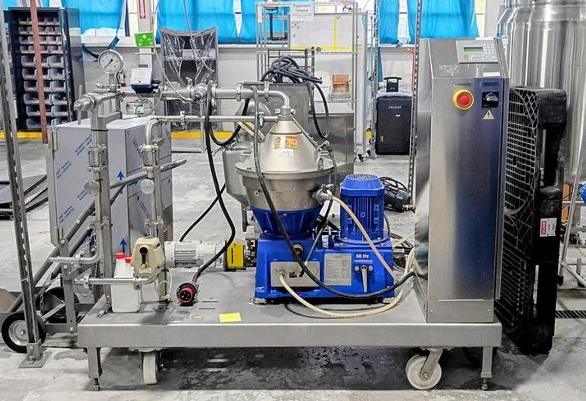 Used Centrifuge, Separator, Alfa-Laval, LAPX 404 SPG-31GC, Skid-Mounted, #