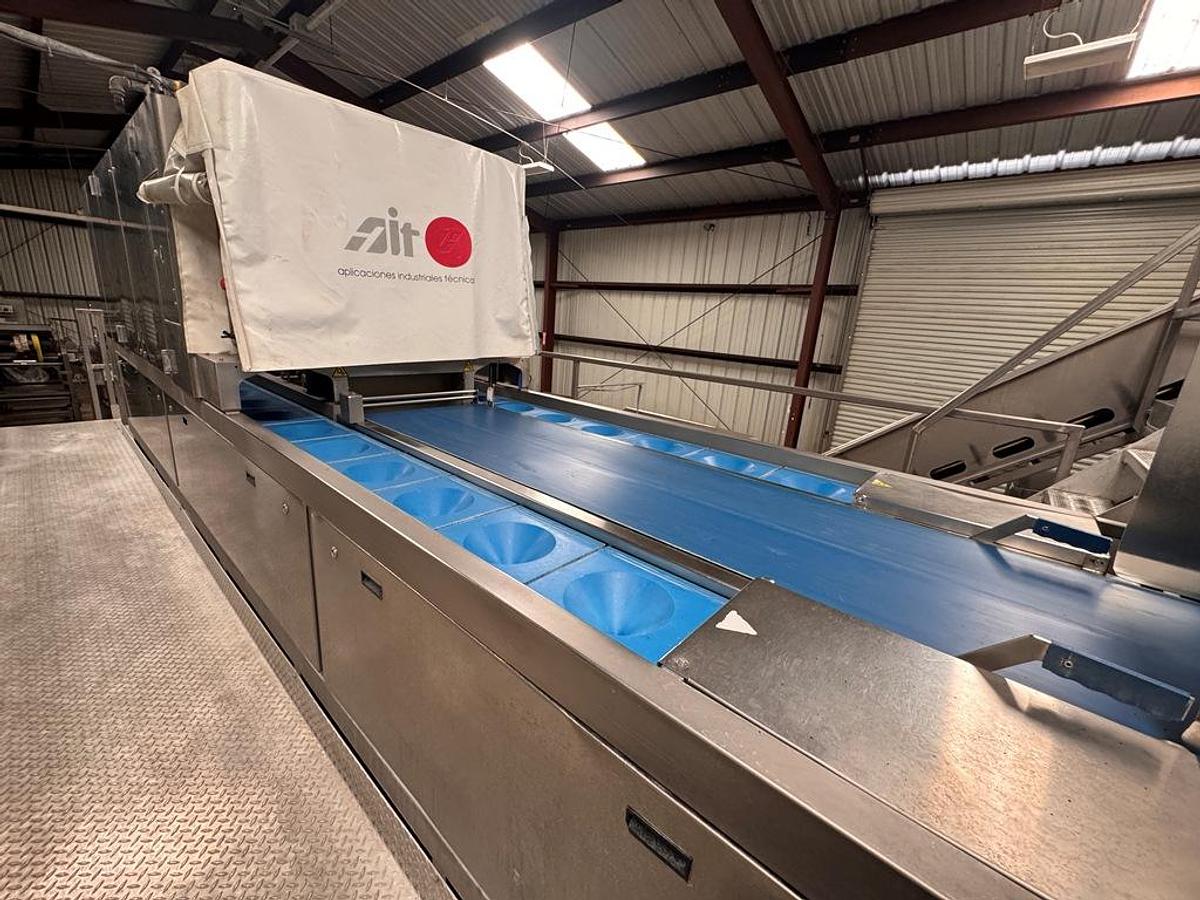 Used Corer, AIT, Floretor, Dual Side Pocket Conveyors, Broccoli, Complete System #5991869