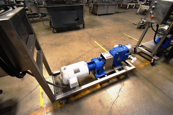 Used Pump, Positive, Waukesha, 60, 10 HP, 2.5" In/Out, #5991043