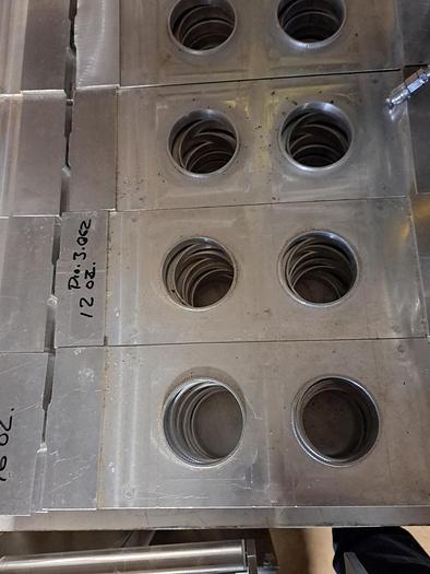 Used Filler, Cup, 2-Lane, Stainless Steel, 12 Ounces & 16 Ounces