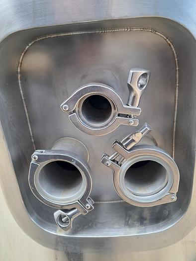 Used Tank, 200 Gallon, Stainless Steel, Insulated, Dish Top & Bottom, 36" X 48" #S745519