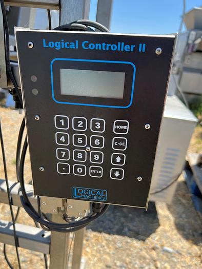 Used Filler, Weigh, 1-Lane, Logical Machines, Stainless steel, 50 Pounds #C745203