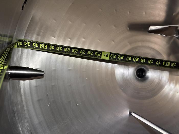 Used Reactor, 105 Gallon (400 Liters), 316L Stainless Steel, Jacketed, Agitated #S745440