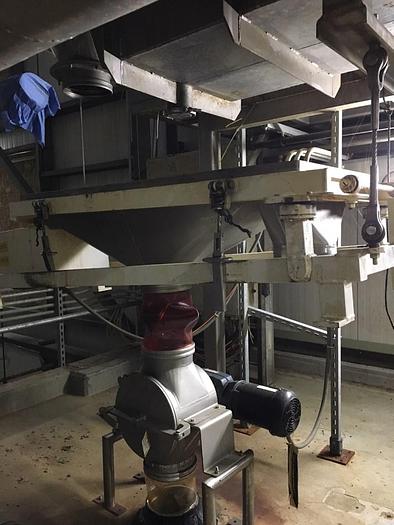 Used Spray dryer 7,000 lbs. Per hour evap. V-bottom dryer three nozzles