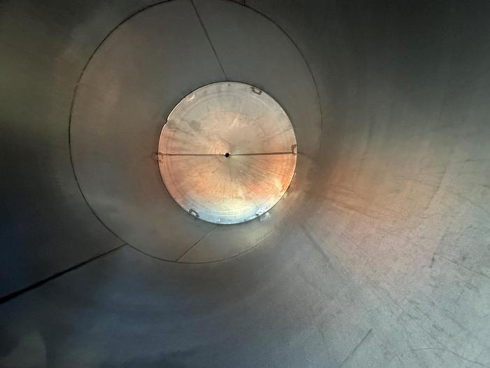 Used Tank, 6,500 Gallon, Stainless Steel, Dish Bottom, Legs, #5991001