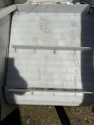 Used Conveyor, Belt, 26" X 20', Z-Frame, Cleated Belt, Washdown #S745472