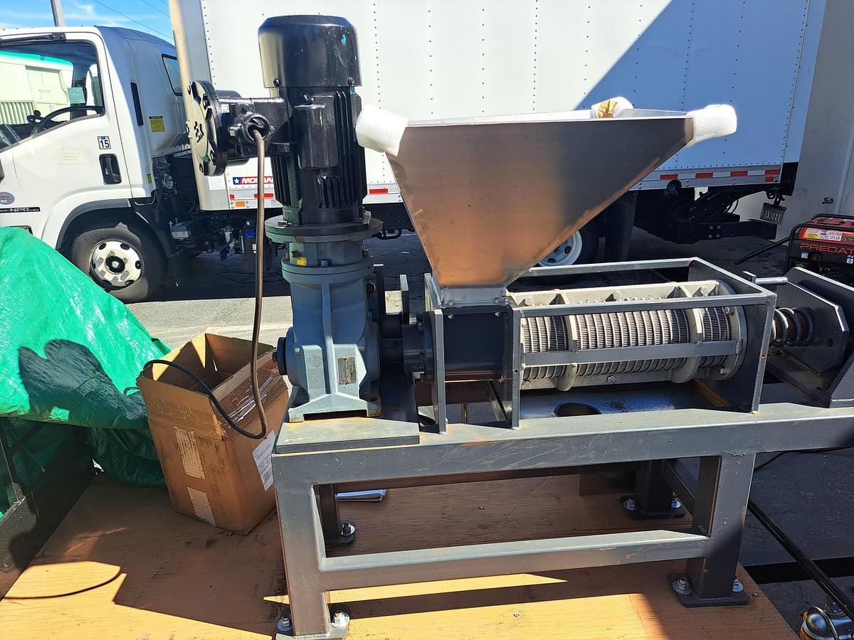 Used Press, Screw Press, Dewatering Machine, Model CT-160, Stainless Steel, #5991716