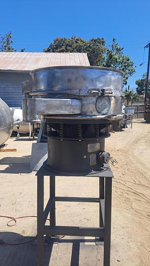 Used Screen, Sweco, 30", S/st, Single Deck, 0.5 HP #S744350