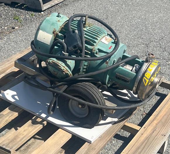 Used Pump, Centrifugal, 10 HP, S/st, Tri-Flo, Portable #C745098