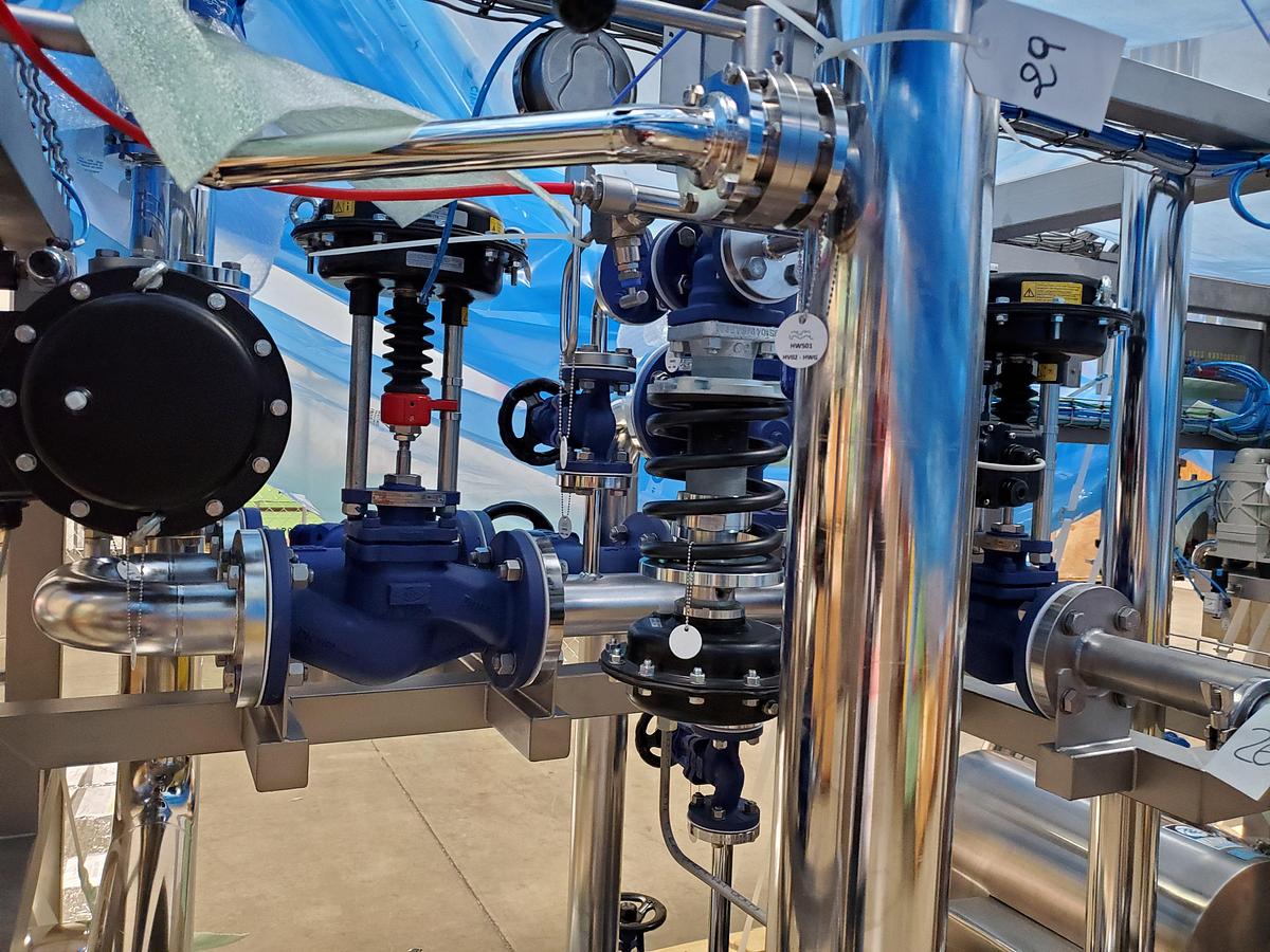 Unused Pasteurizer System, Sugar, Alfa Laval, PHE Type, 66 GPM, 316 Stainless Steel, #5991412